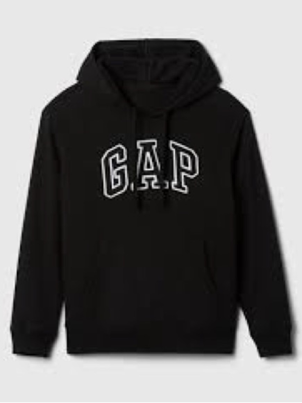 GAP Black Logo Hoodie Sweater Size XL